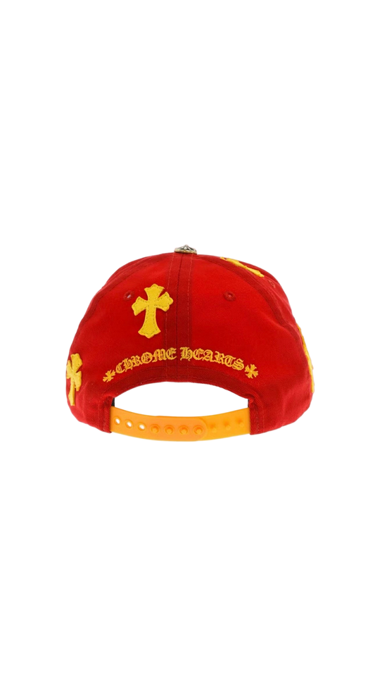 Chrome Hearts 5 Panel Baseball Cap (Cherry Patch)