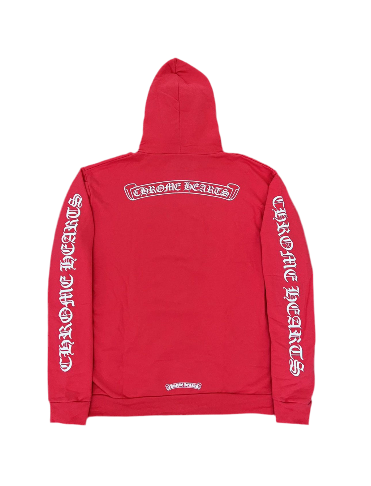 Chrome Hearts Red “Scroll Hoodie“