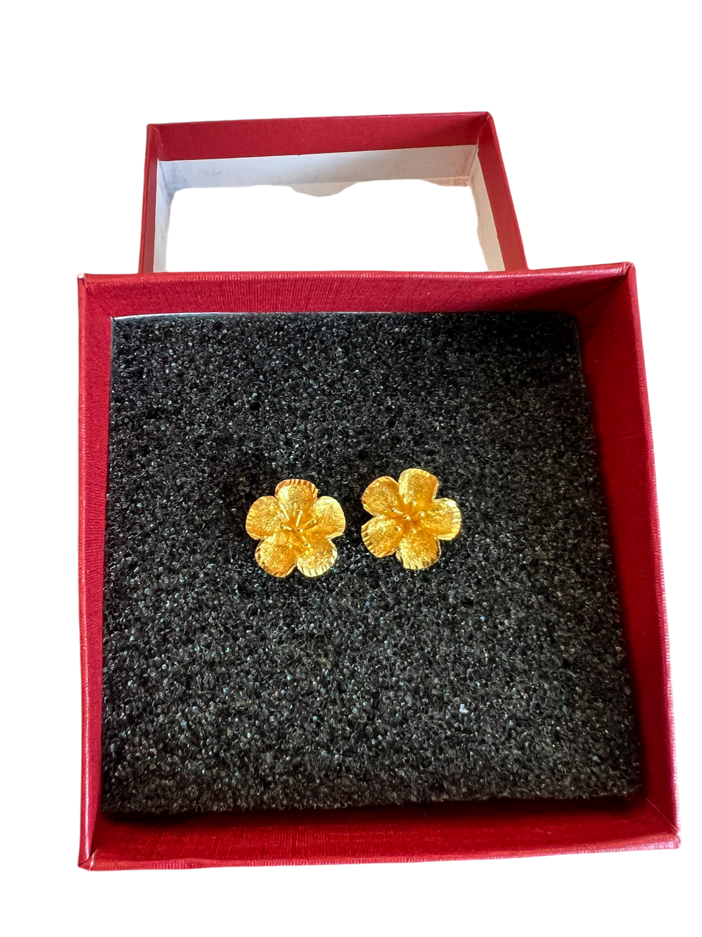 24k Flower Earrings