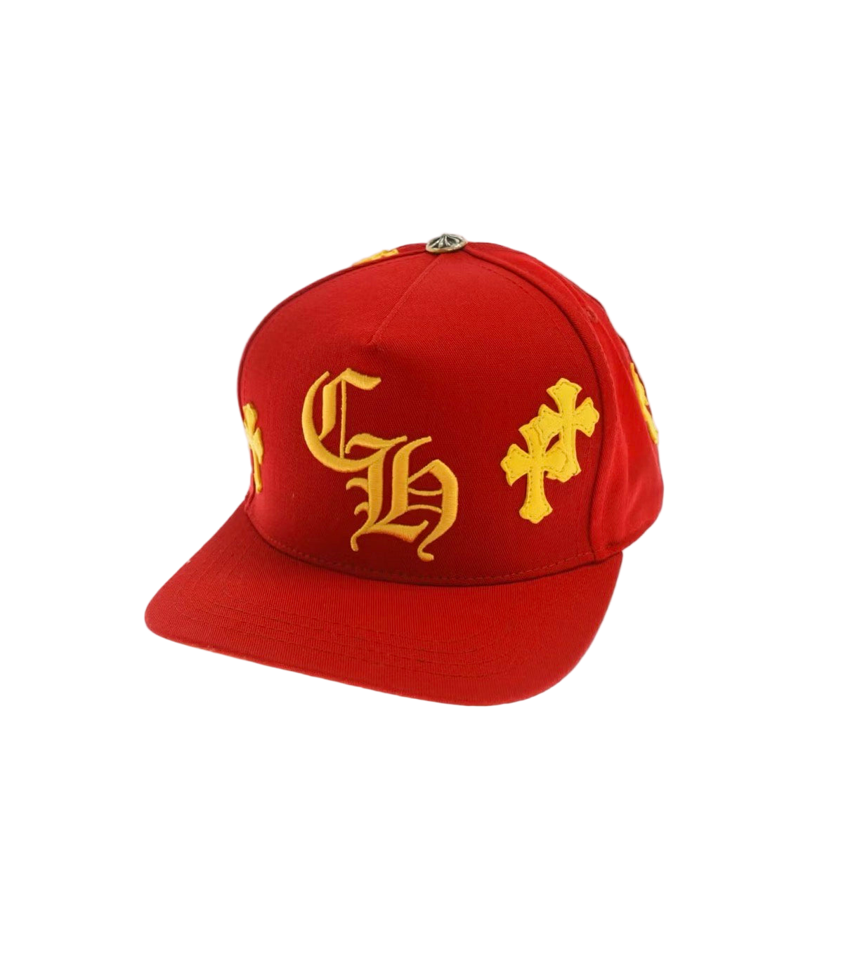 Chrome Hearts 5 Panel Baseball Cap (Cherry Patch)