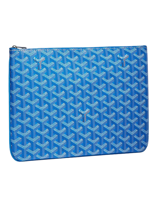 Goyard Senat Pouch MM Blue