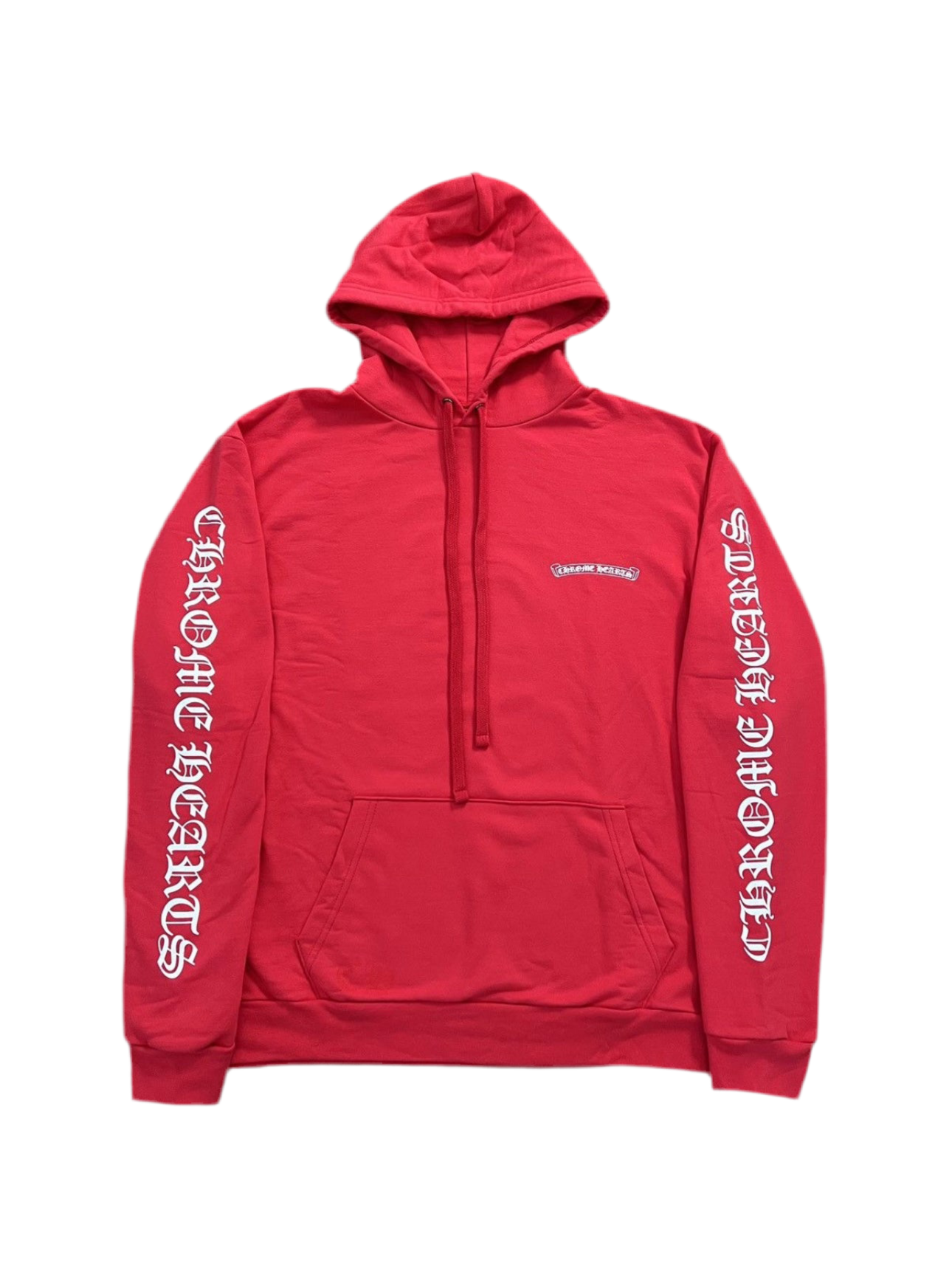 Chrome Hearts Red “Scroll Hoodie“