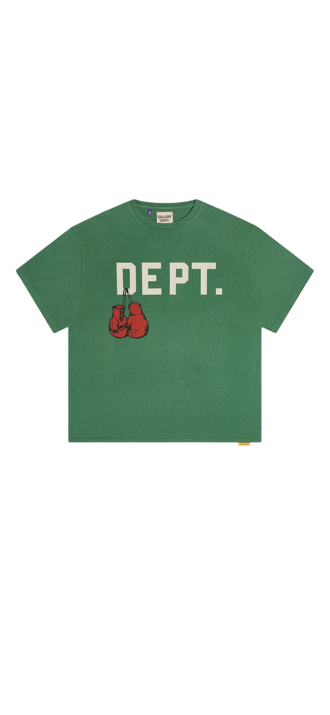 Gallery Dept Vintage Forrest Green Boxing T shirt